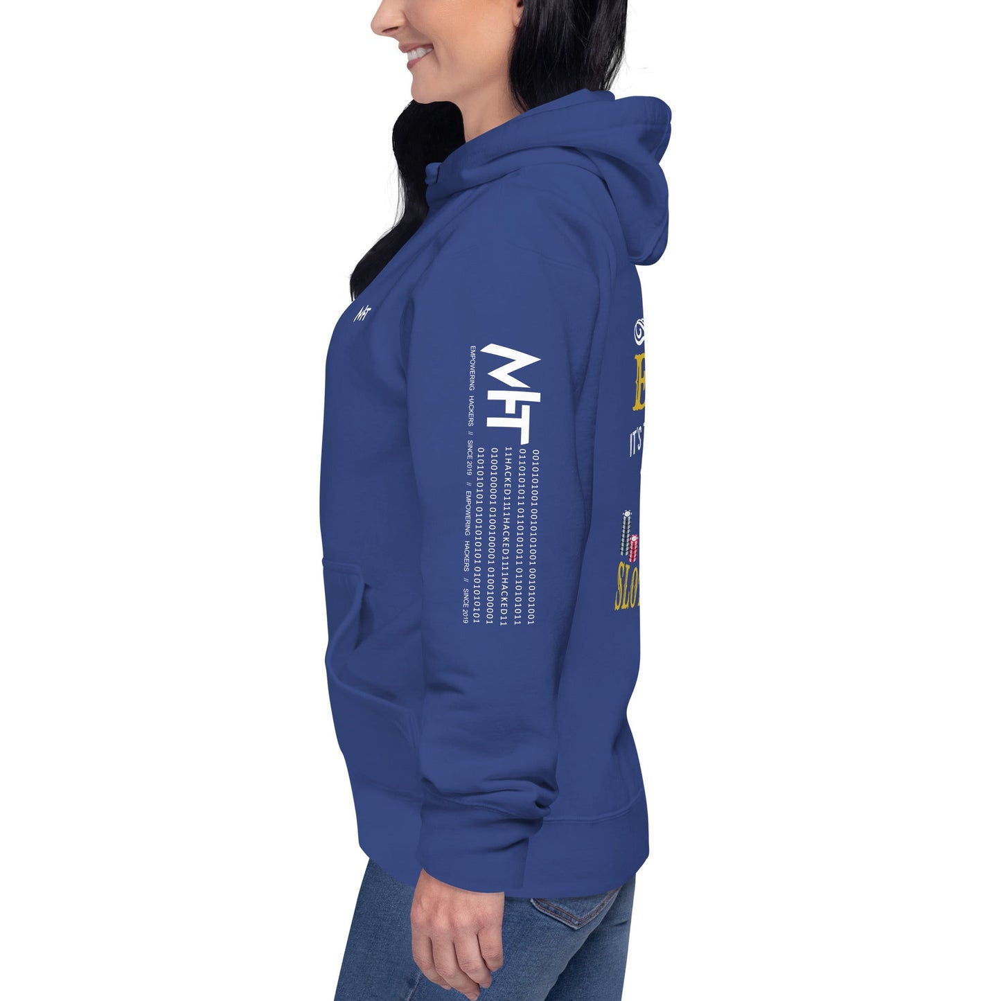 Save the Earth; it's the only Planet with Slot Machines - Unisex Hoodie ( Back Print ) by DarkByteGear