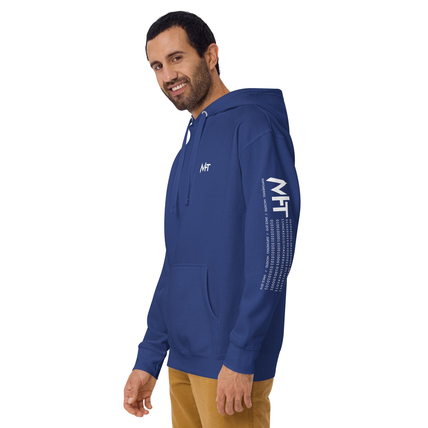 // no comment - Unisex Hoodie (back print) by DarkByteGear