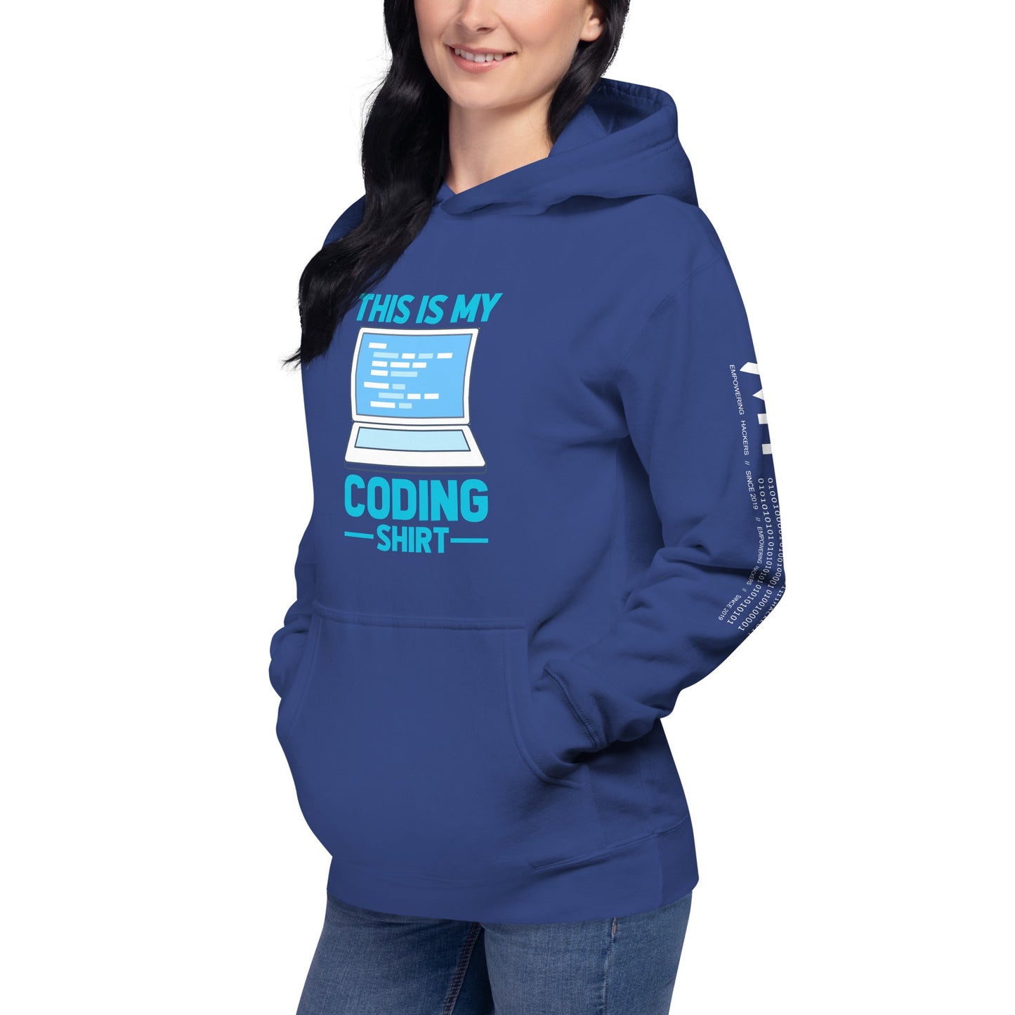 This is my coding shirt - Unisex Hoodie by DarkByteGear