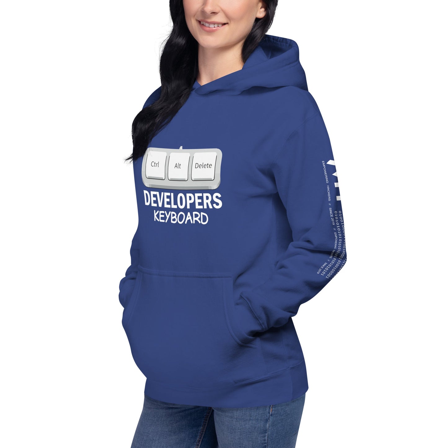 Ctrl+Alt+Del Developer Keyboard - Unisex Hoodie by DarkByteGear