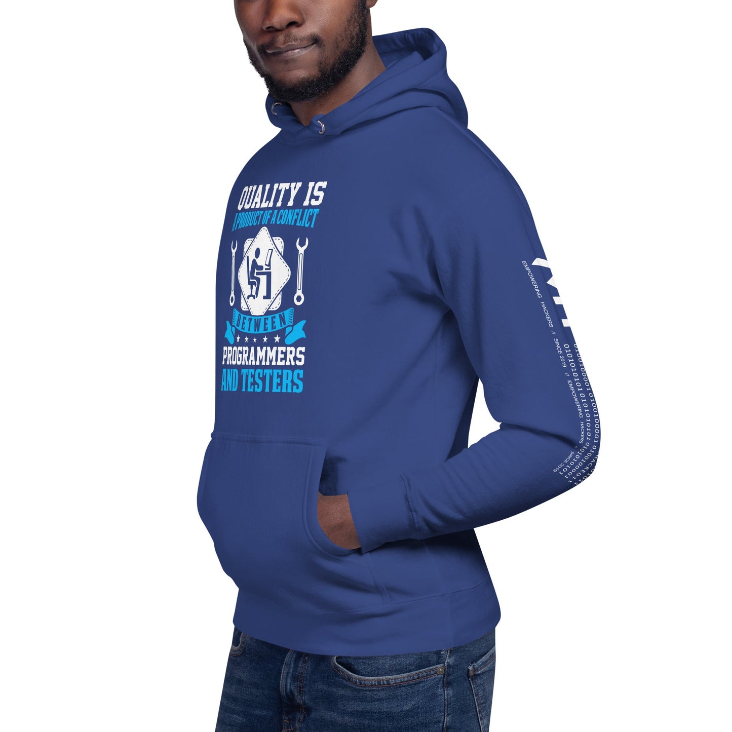 Quality is a Product of a conflict - Unisex Hoodie by DarkByteGear