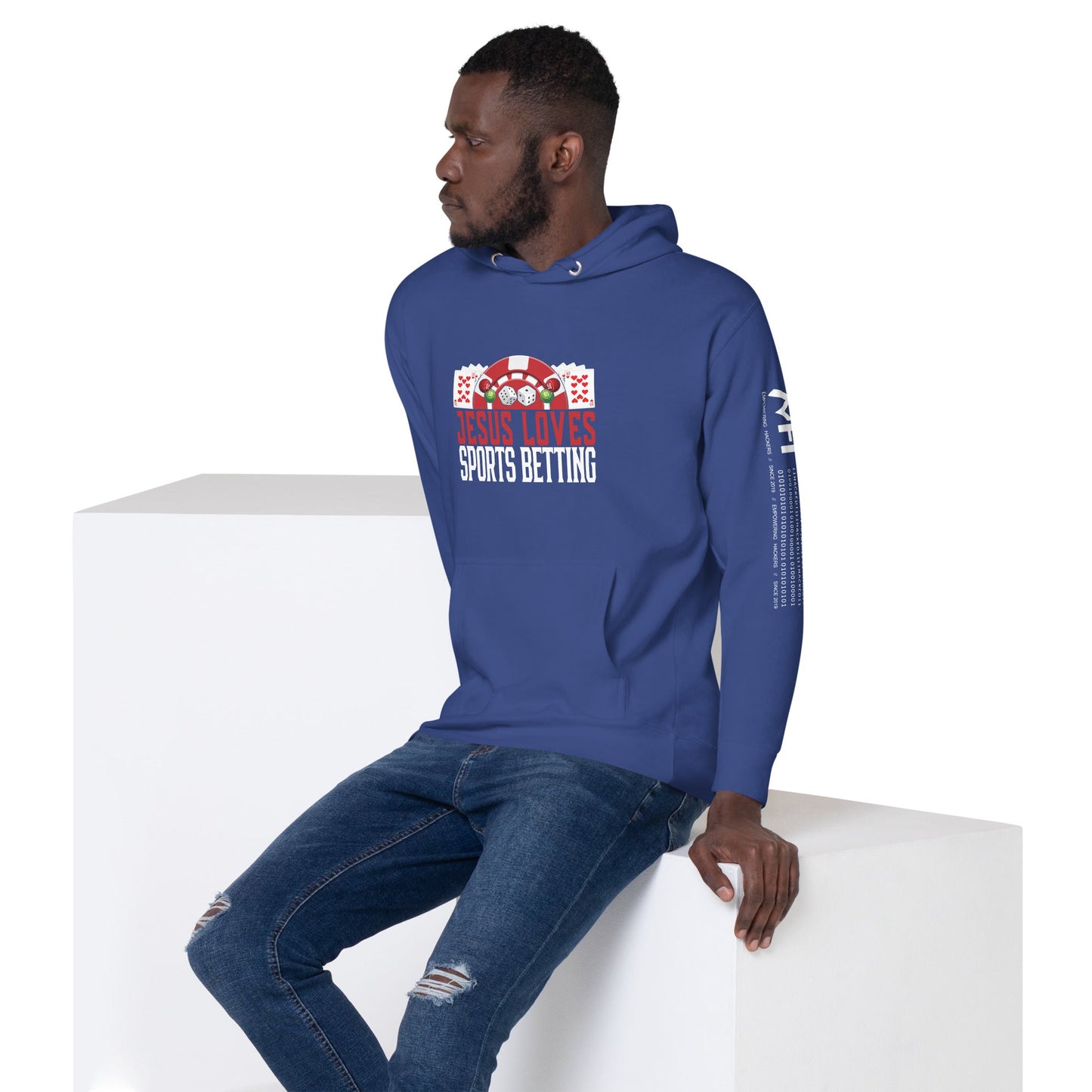 Jesus Loves Sports Betting - Unisex Hoodie by DarkByteGear