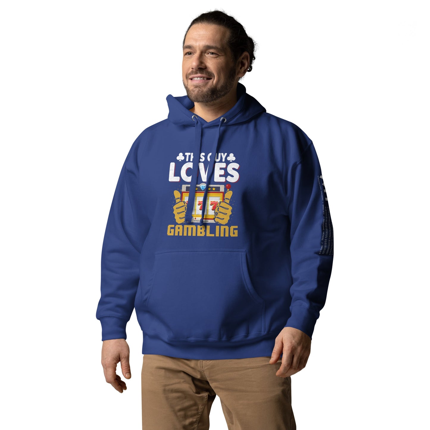 This Guy Loves Gambling - Unisex Hoodie by DarkByteGear