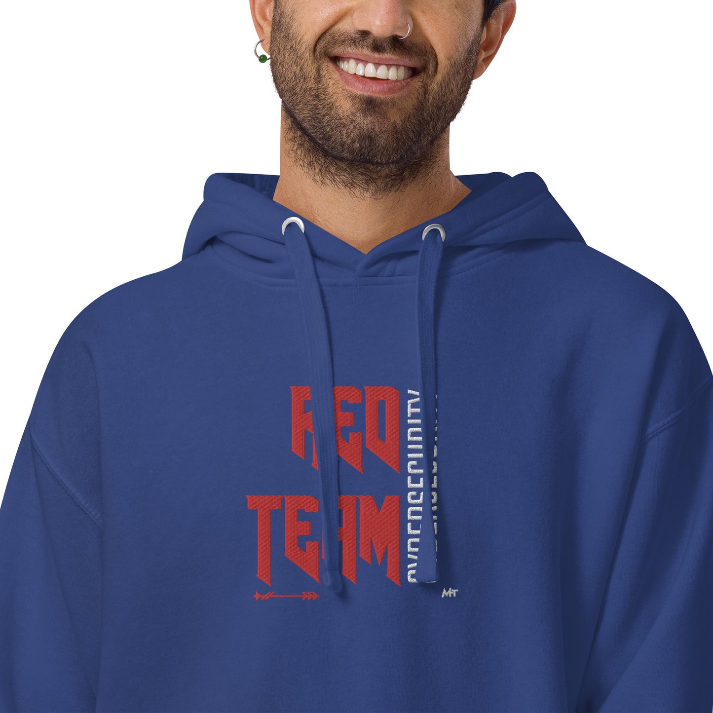 Cyber Security Red Team V9 - Unisex Hoodie Embroidered by DarkByteGear