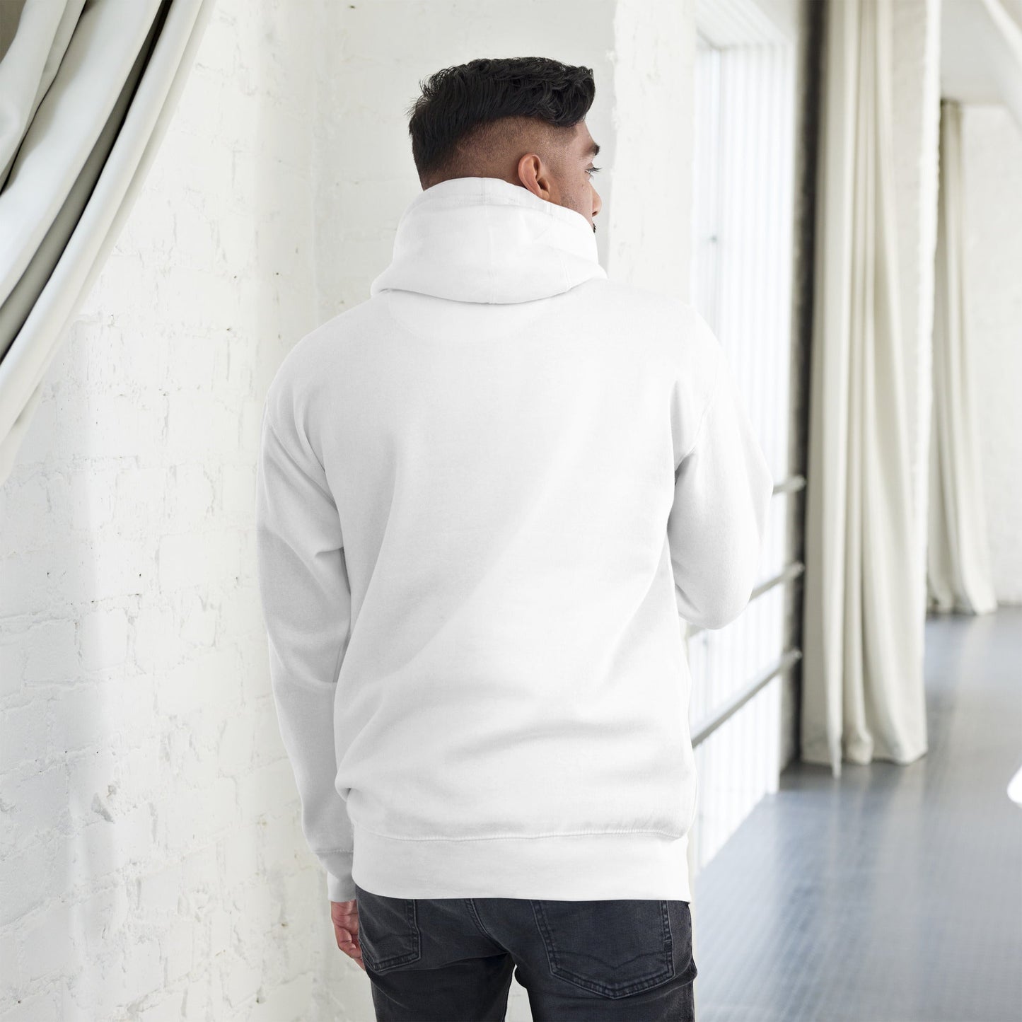 Hello world - Unisex Hoodie (back print) by DarkByteGear