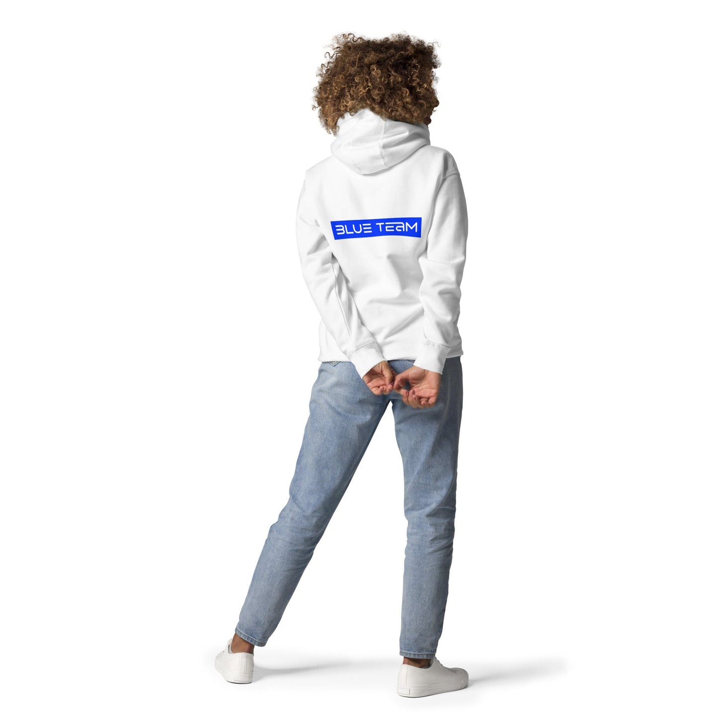 Cyber Security Blue Team V8 - Unisex Hoodie ( Back Print ) by DarkByteGear