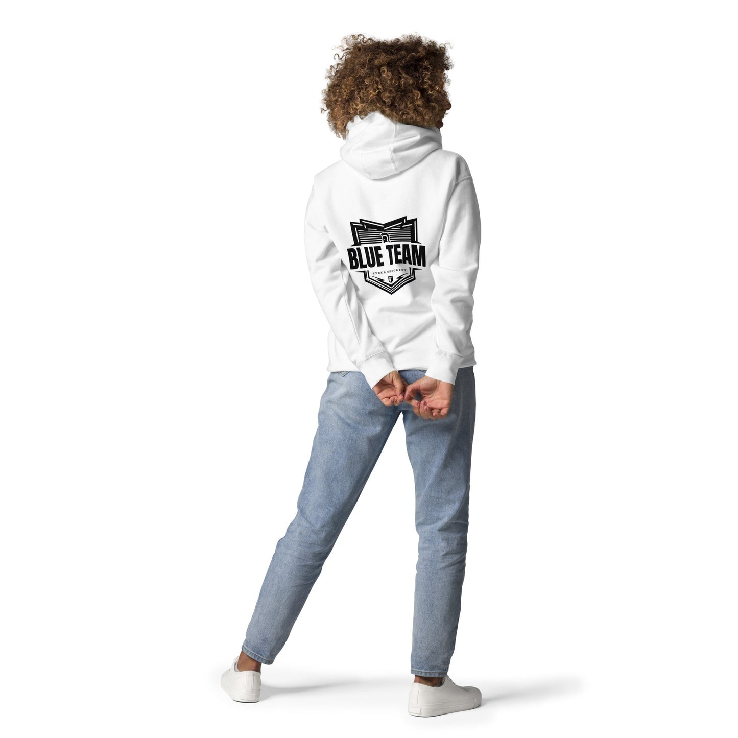 Cyber Security Blue Team V1 - Unisex Hoodie ( Back Print ) by DarkByteGear