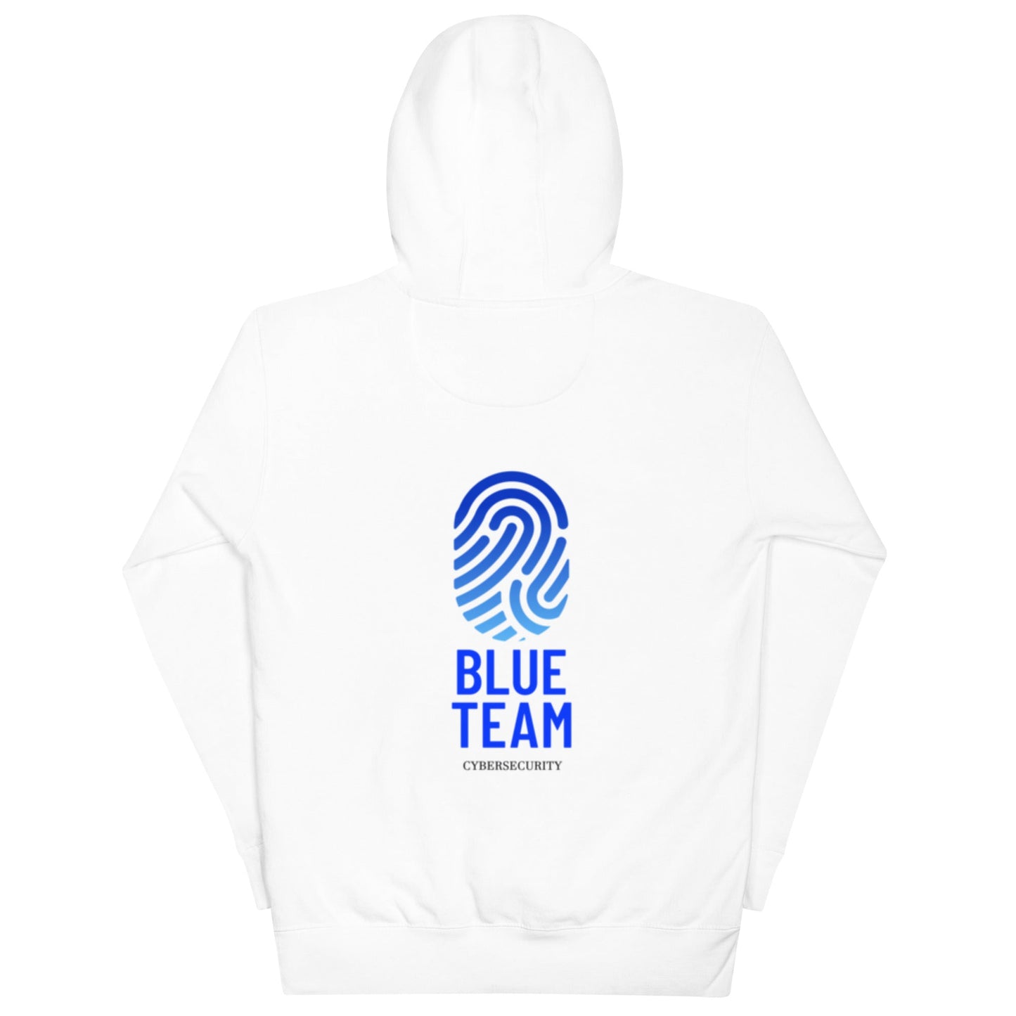 Cyber Security Blue Team v2 - Unisex Hoodie ( Back Print ) by DarkByteGear
