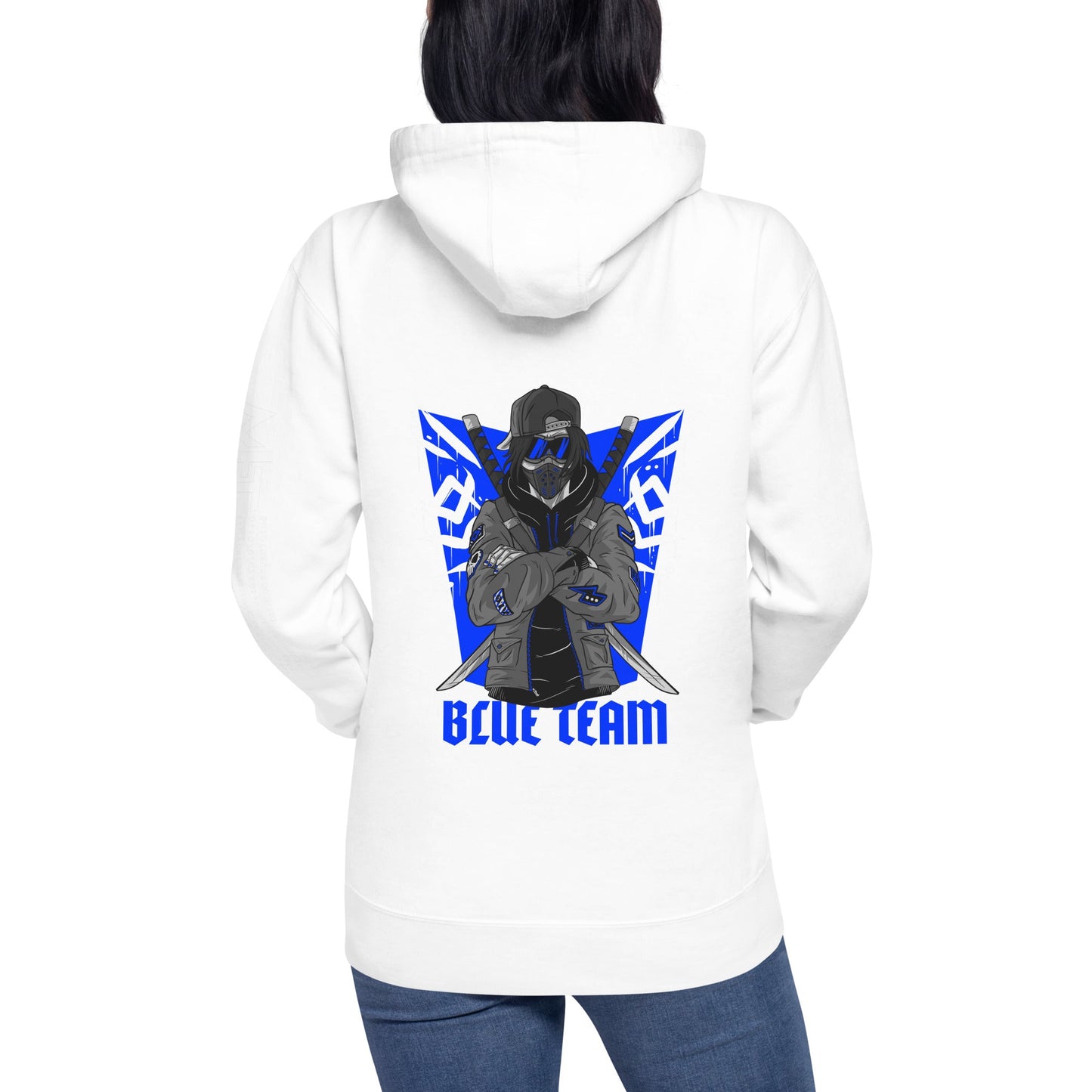 Cyber Security Blue Team V3 - Unisex Hoodie ( Back Print ) by DarkByteGear
