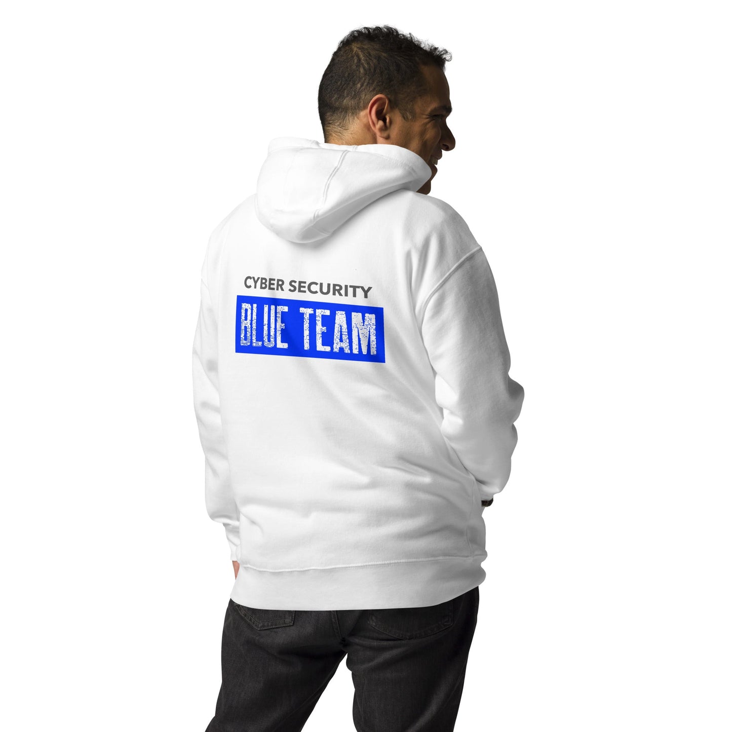 Cyber Security Blue Team V5 - Unisex Hoodie ( Back Print ) by DarkByteGear