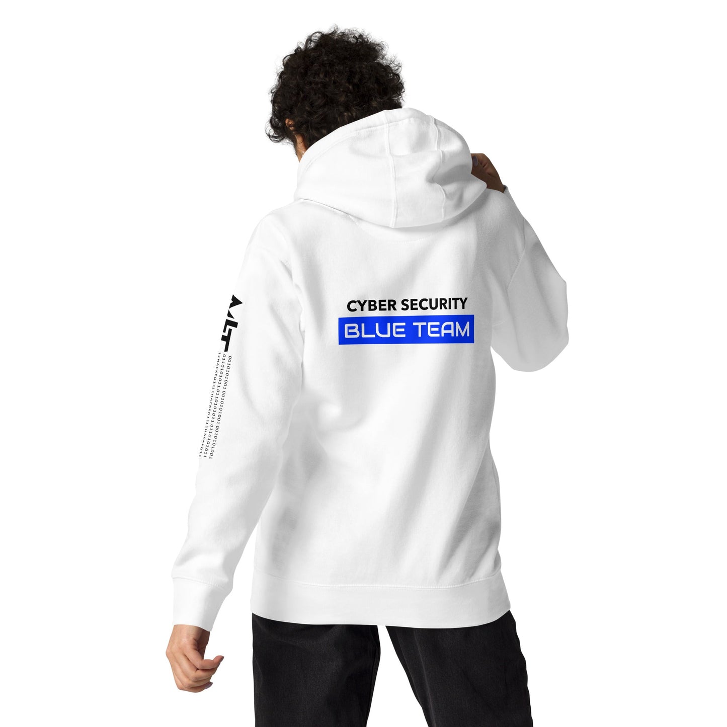 Cyber Security Blue Team V12 - Unisex Hoodie ( Back Print ) by DarkByteGear