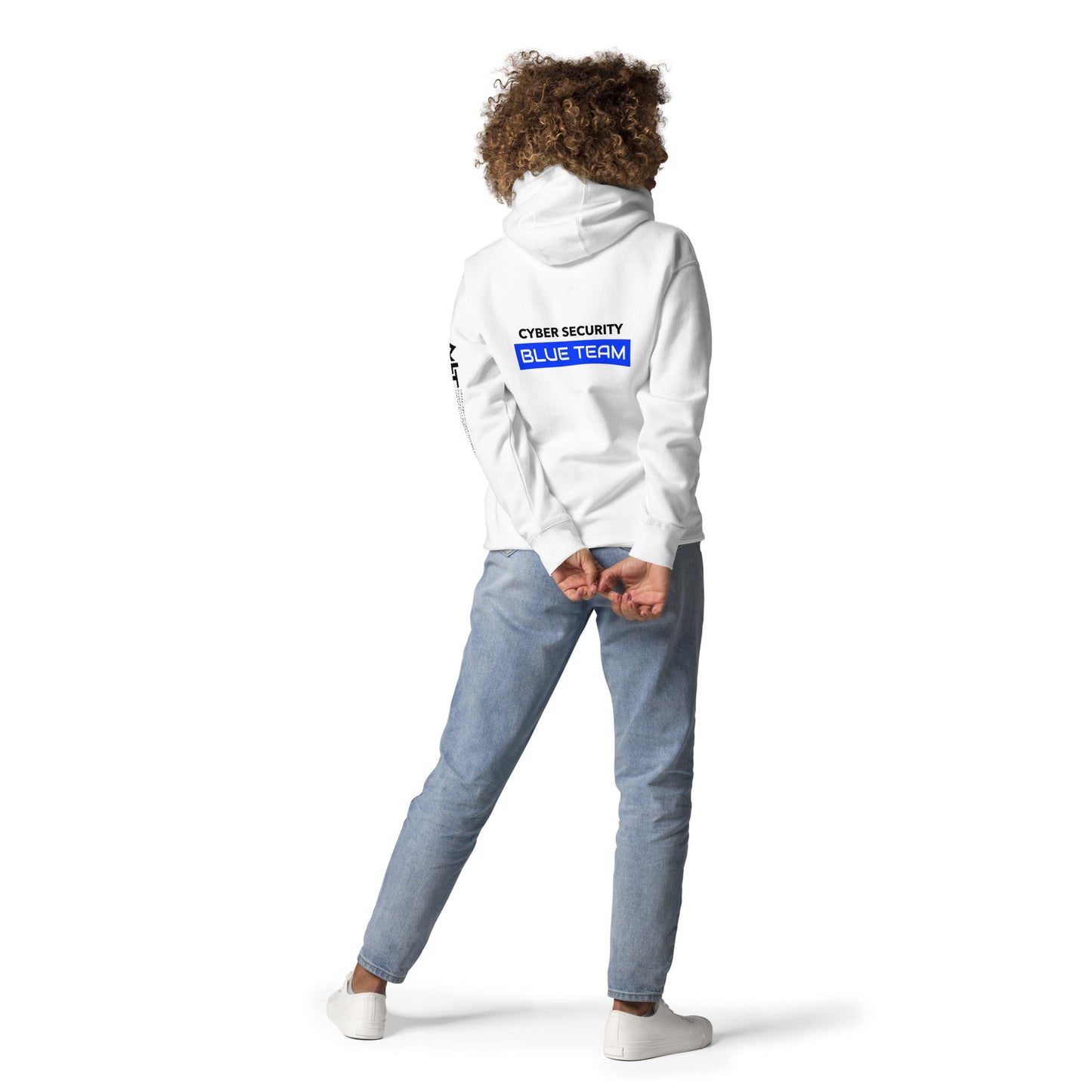 Cyber Security Blue Team V12 - Unisex Hoodie ( Back Print ) by DarkByteGear