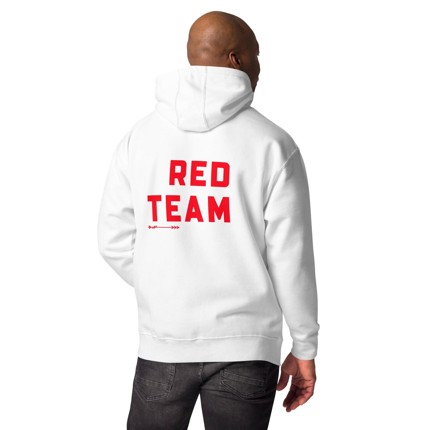 Cyber Security Red Team V8 - Unisex Hoodie ( Back Print ) by DarkByteGear