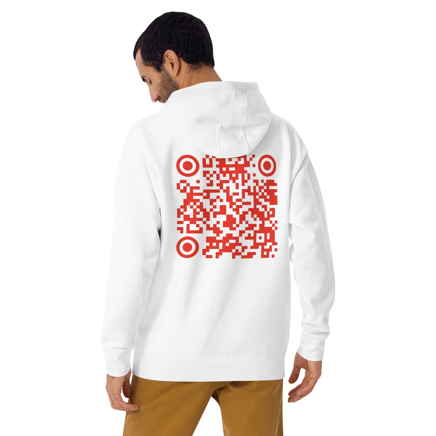 Who's the New Kid, Hacker, Developer, Gamer, Crypto King V1 (No Logo) - Unisex Hoodie Personalized QR Code by DarkByteGear