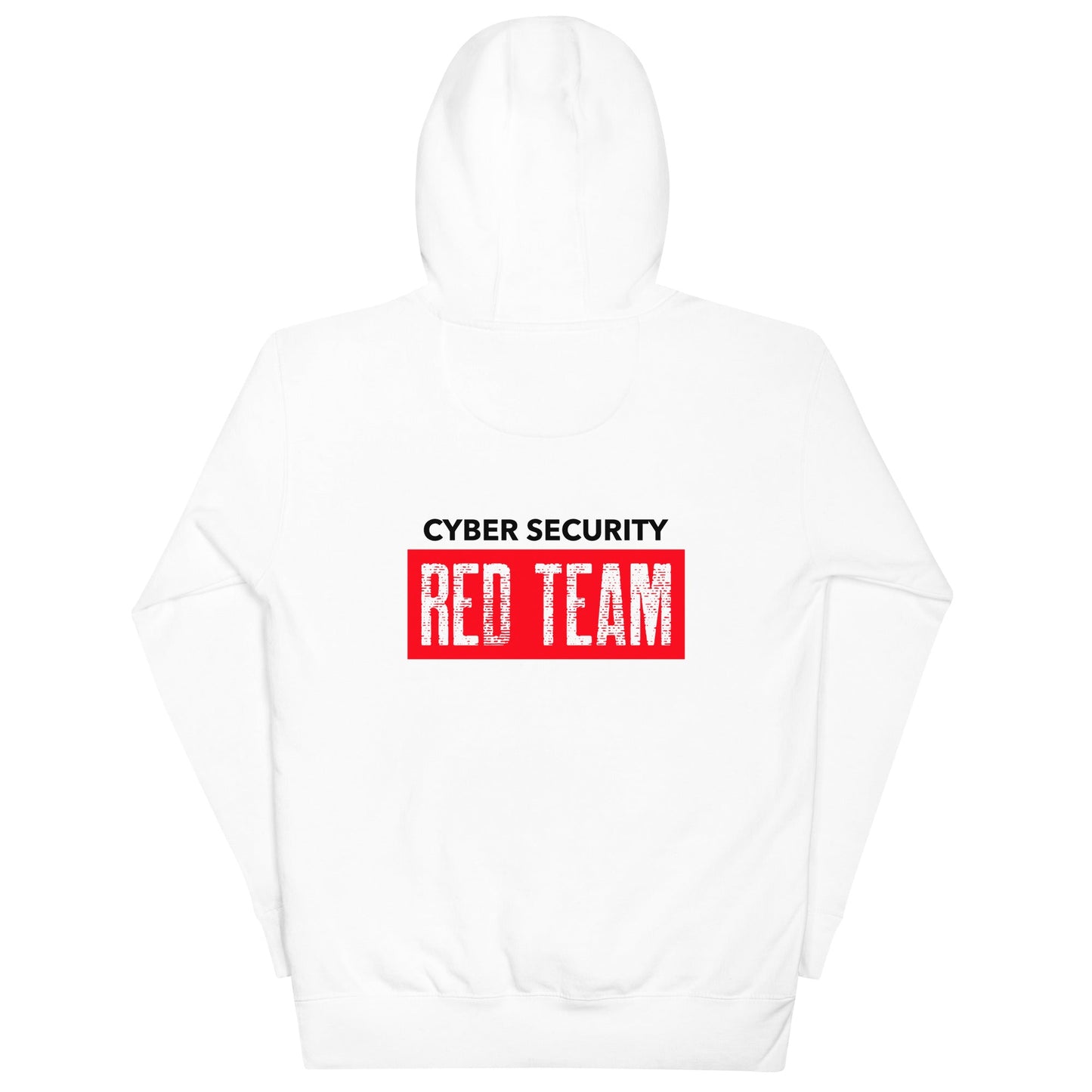 Cyber Security Red Team V1 - Unisex Hoodie ( Back Print ) by DarkByteGear