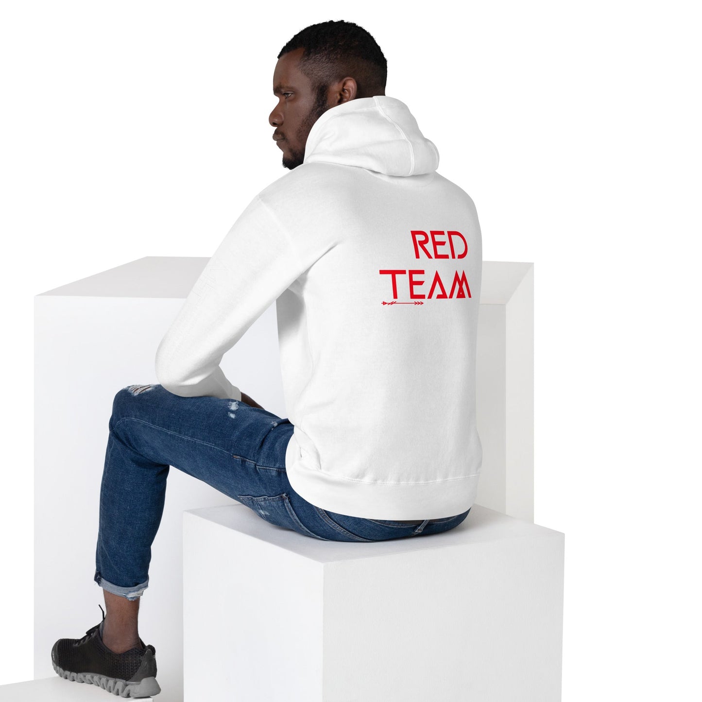 Cyber Security Red Team V4 - Unisex Hoodie ( Back Print ) by DarkByteGear