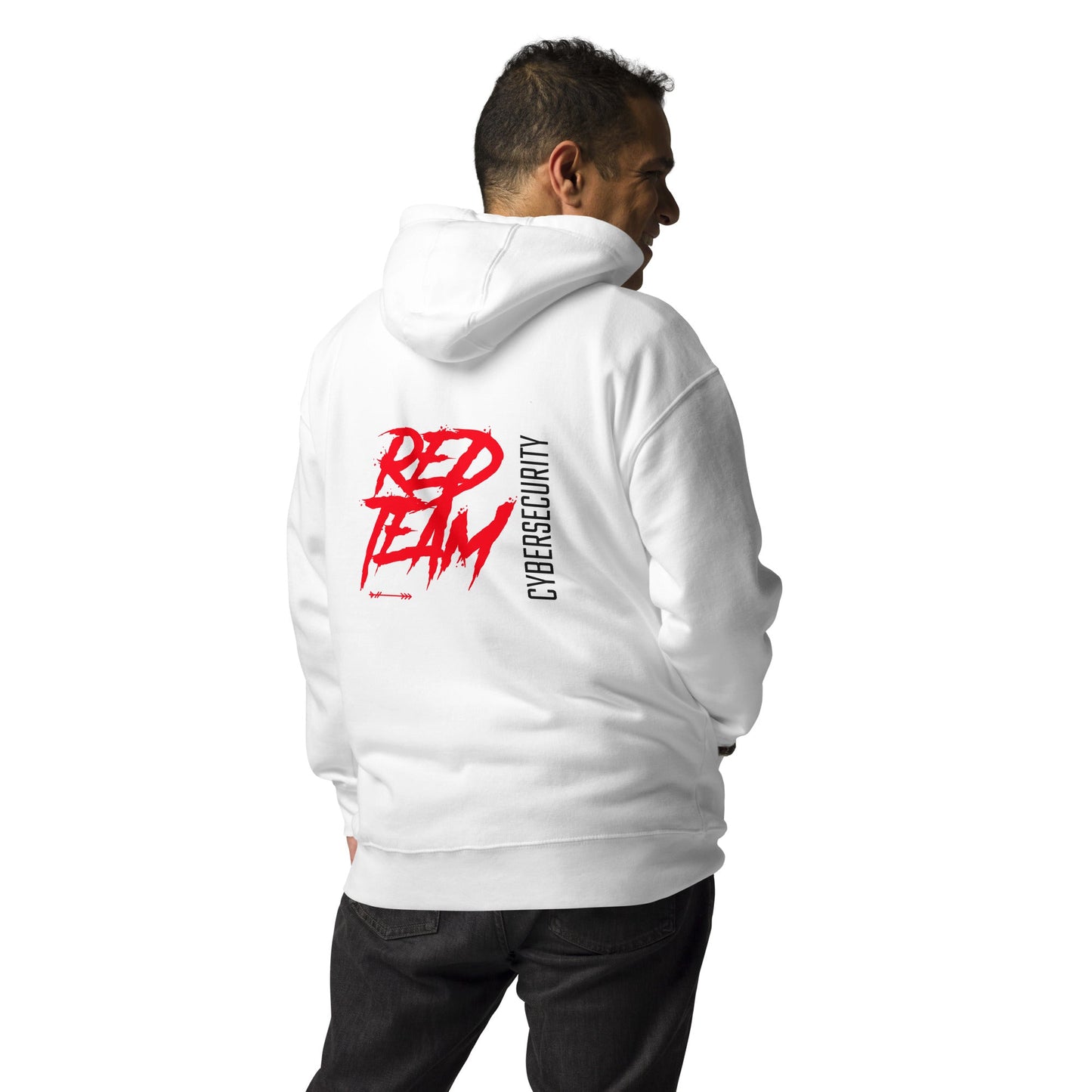 Cyber Security Red Team V6 - Unisex Hoodie ( Back Print ) by DarkByteGear