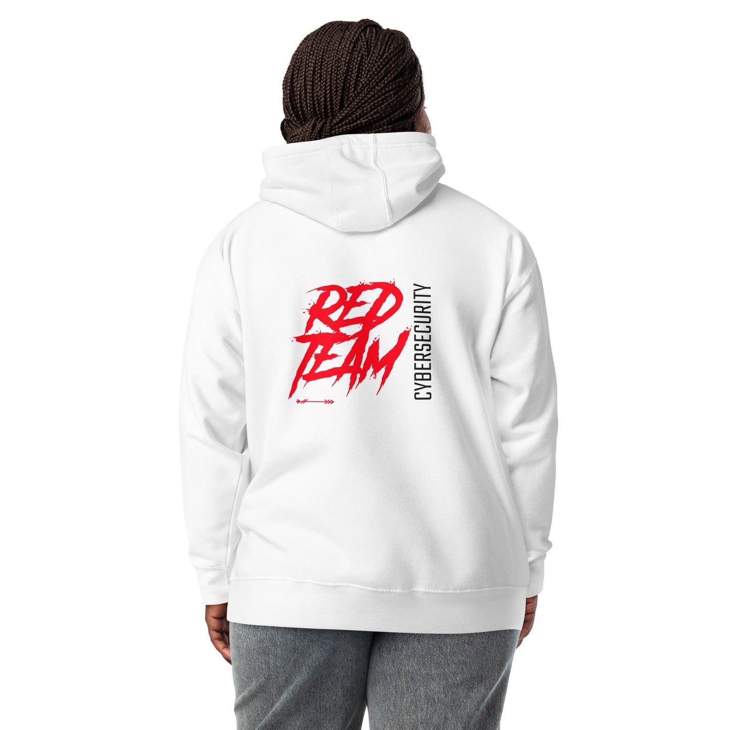 Cyber Security Red Team V6 - Unisex Hoodie ( Back Print ) by DarkByteGear