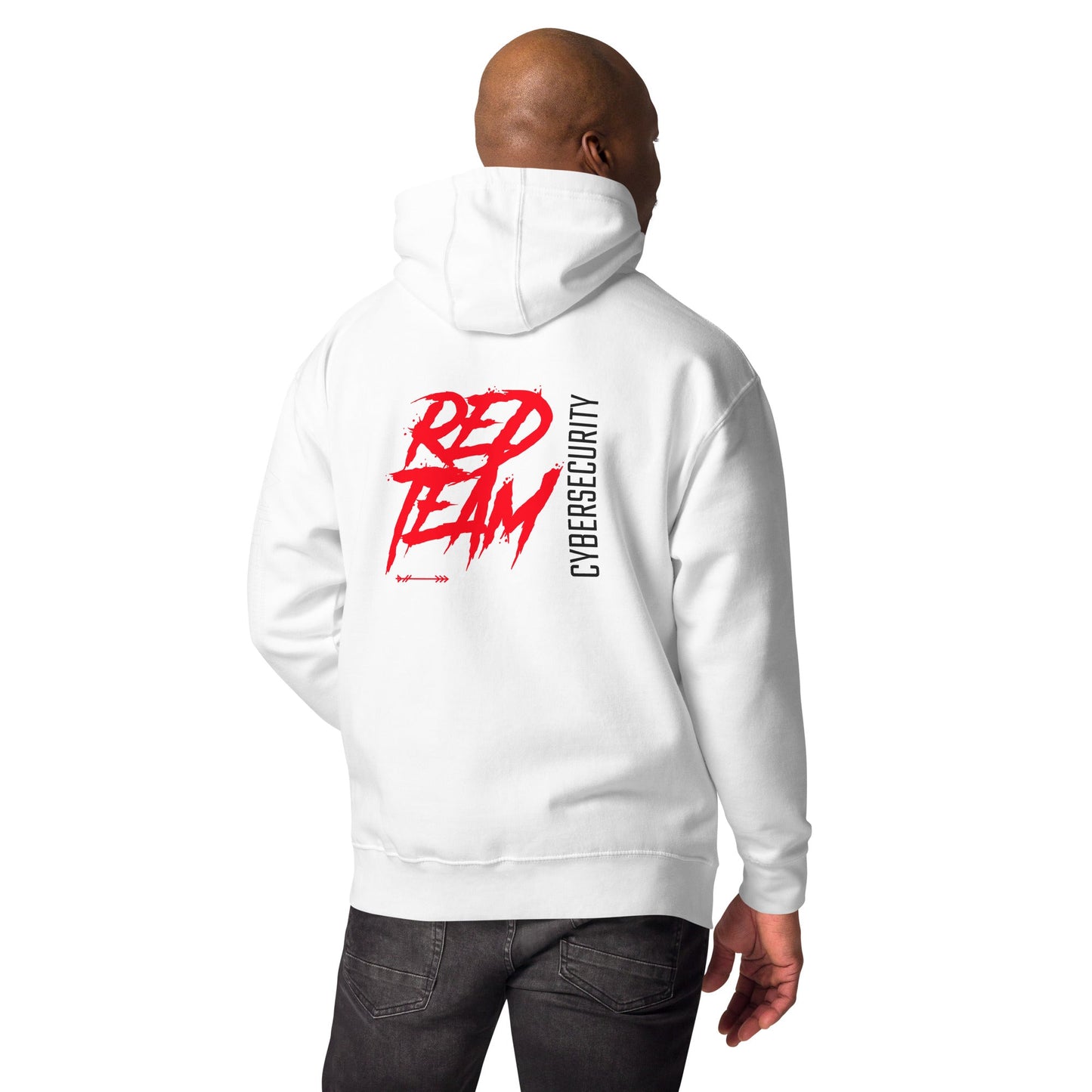 Cyber Security Red Team V6 - Unisex Hoodie ( Back Print ) by DarkByteGear