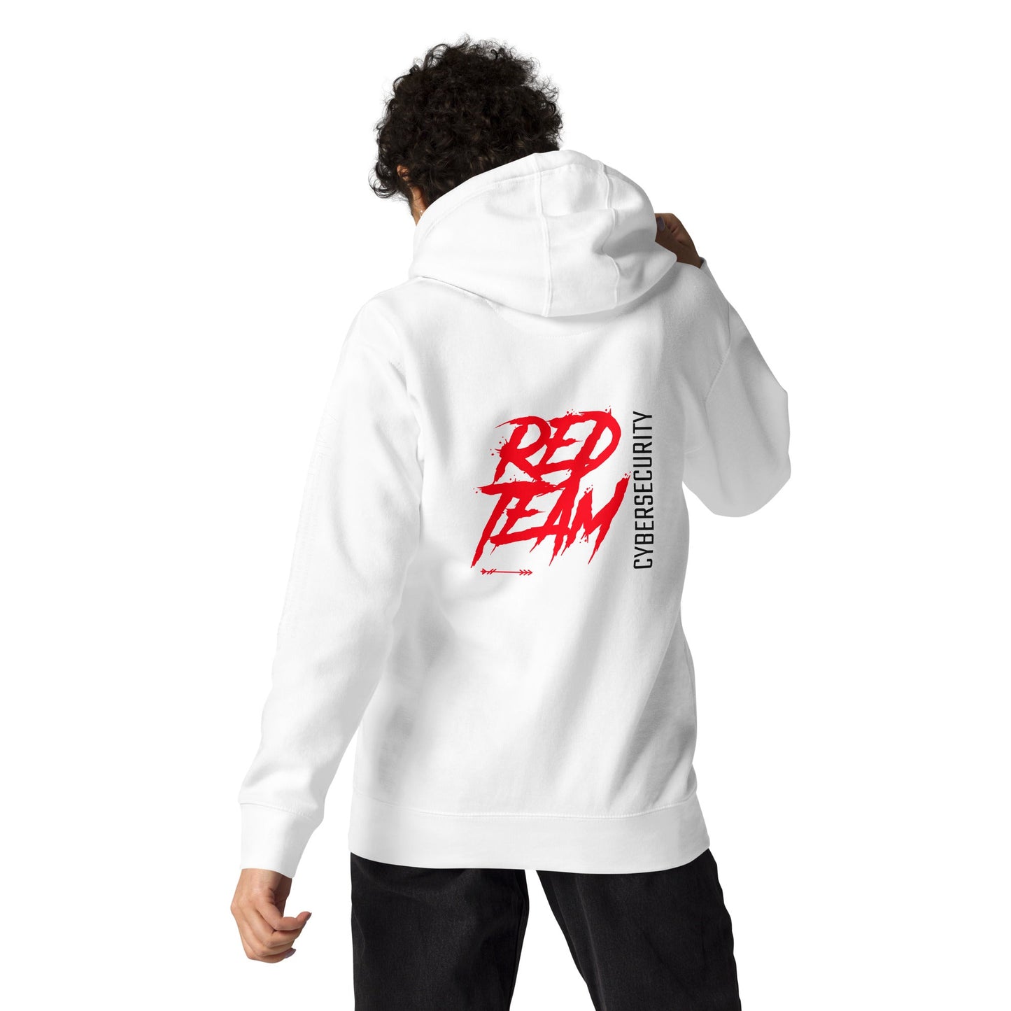 Cyber Security Red Team V6 - Unisex Hoodie ( Back Print ) by DarkByteGear