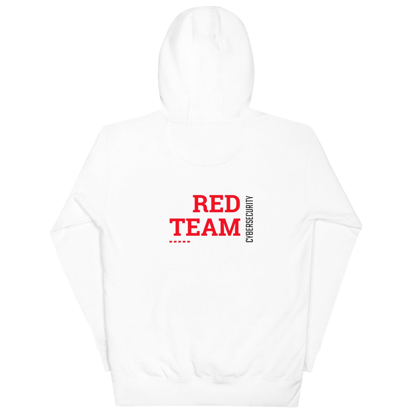 Cyber Security Red Team V12 - Unisex Hoodie ( Back Print ) by DarkByteGear
