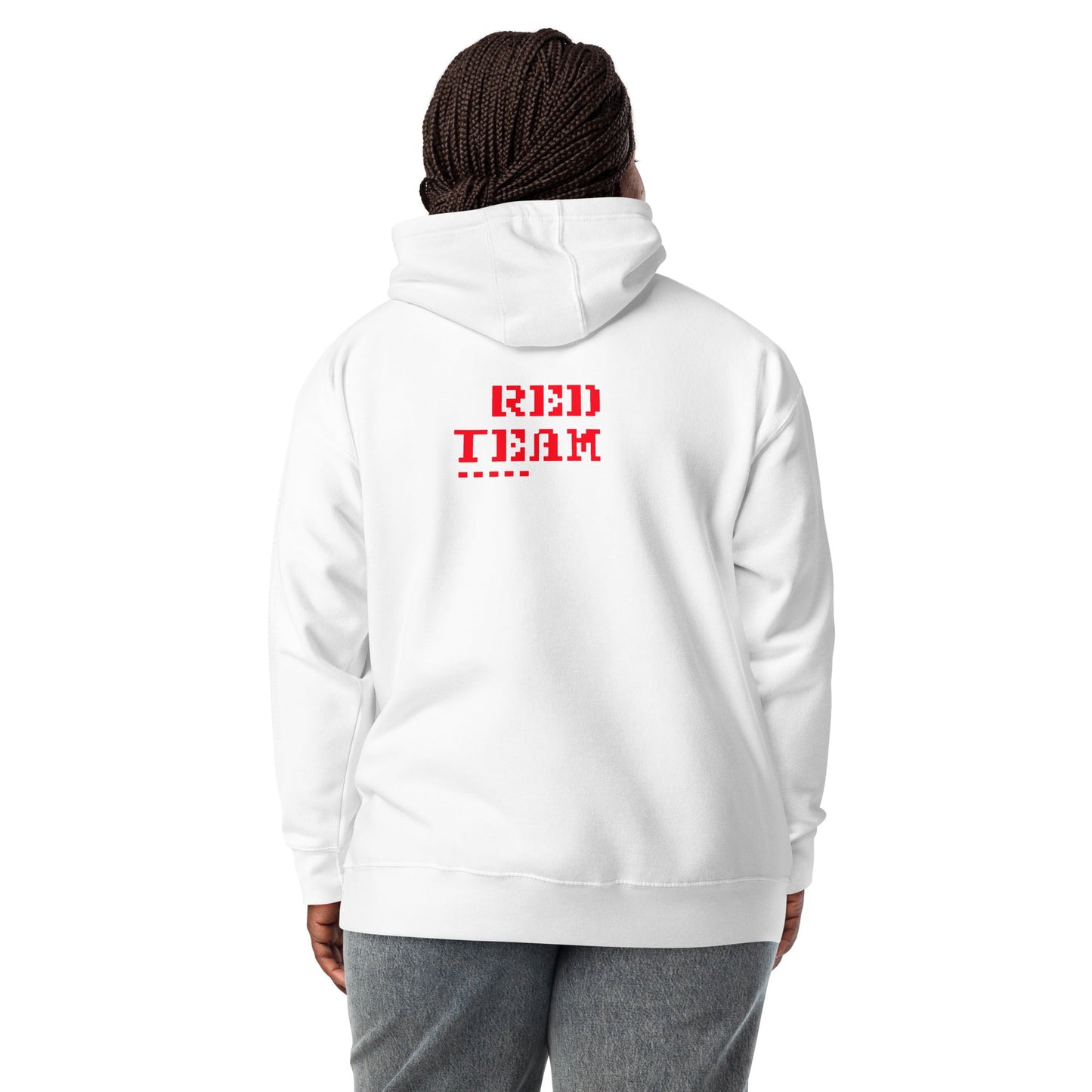 Cyber Security Red Team V15 - Unisex Hoodie ( Back Print ) by DarkByteGear