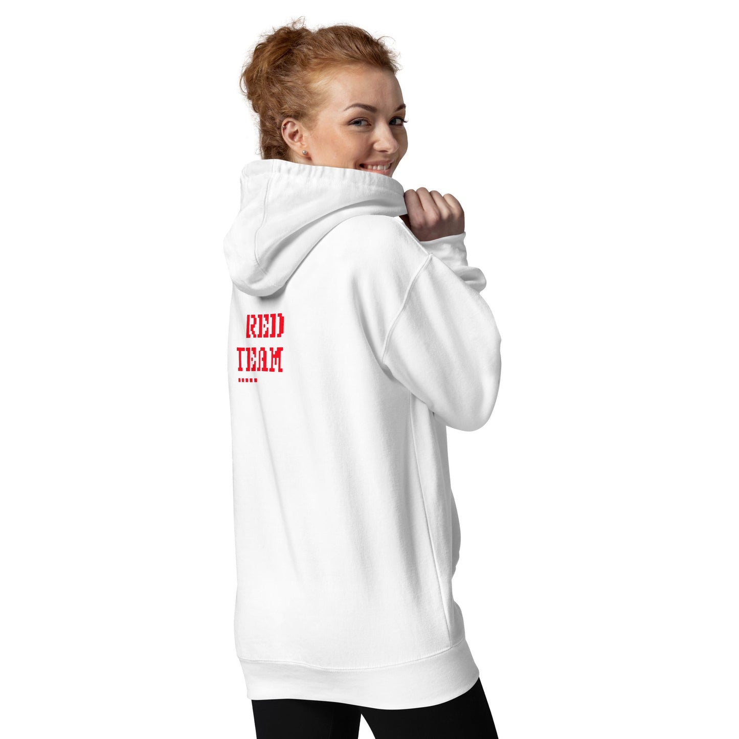 Cyber Security Red Team V15 - Unisex Hoodie ( Back Print ) by DarkByteGear