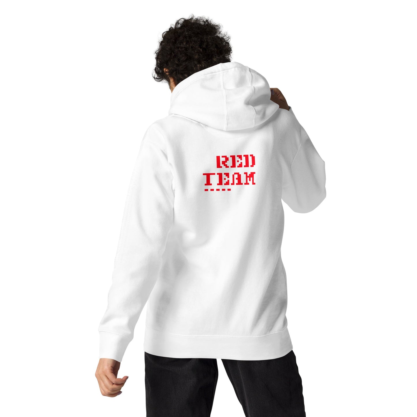 Cyber Security Red Team V15 - Unisex Hoodie ( Back Print ) by DarkByteGear