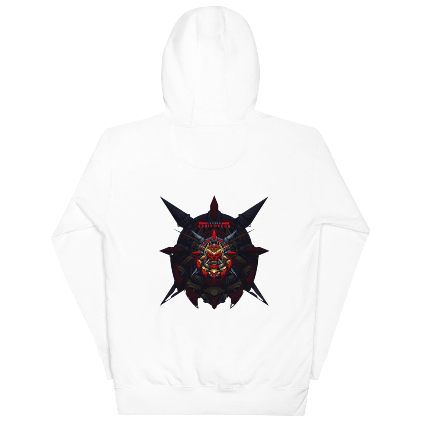 Cyberware Ronin Mecha - Unisex Hoodie ( Back Print ) by DarkByteGear