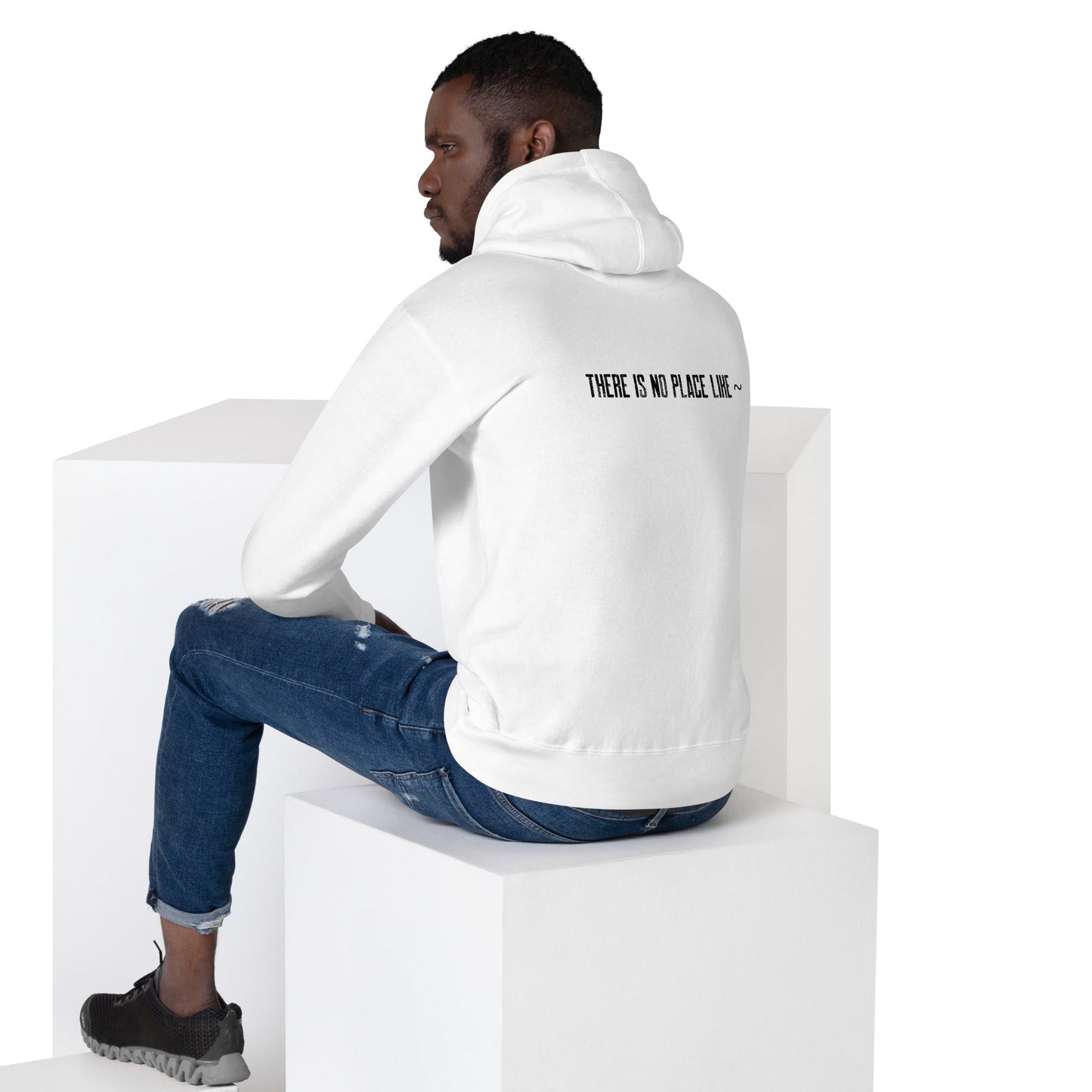 There is No Place Like V3 ~ - Unisex Hoodie ( Back Print ) by DarkByteGear