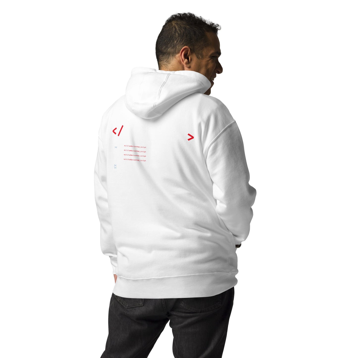 Root Shell - Unisex Hoodie ( Back Print ) by DarkByteGear
