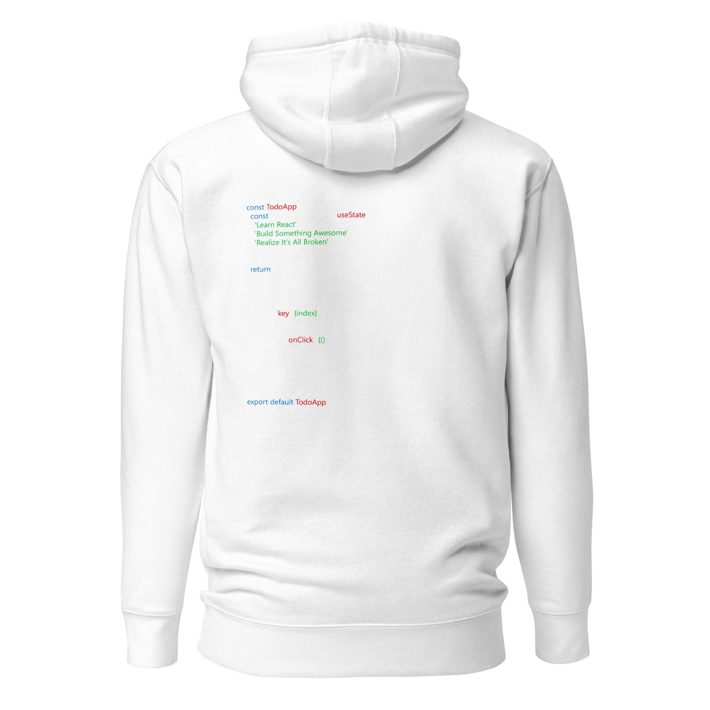 The Classic To-Do List - Unisex Hoodie (back print) by DarkByteGear