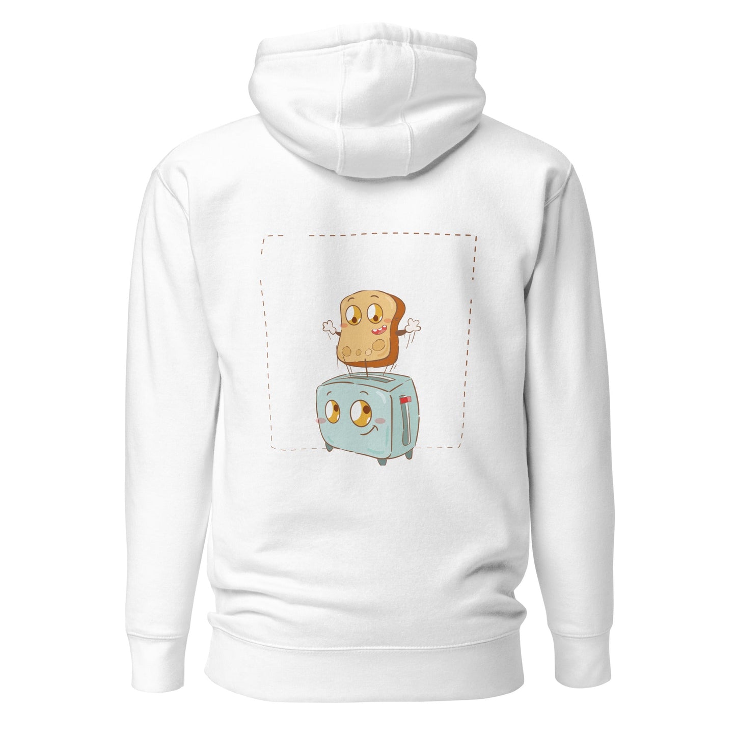 I'm not Saying AI will take over but my toaster - Unisex Hoodie ( Back Print ) by DarkByteGear