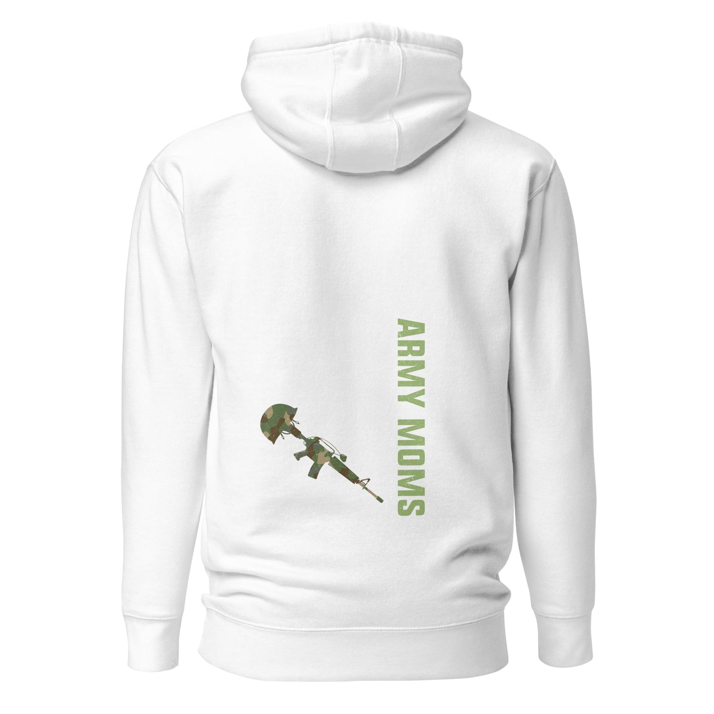 Army Moms, Great Moms promoted - Unisex Hoodie ( Back Print ) by DarkByteGear