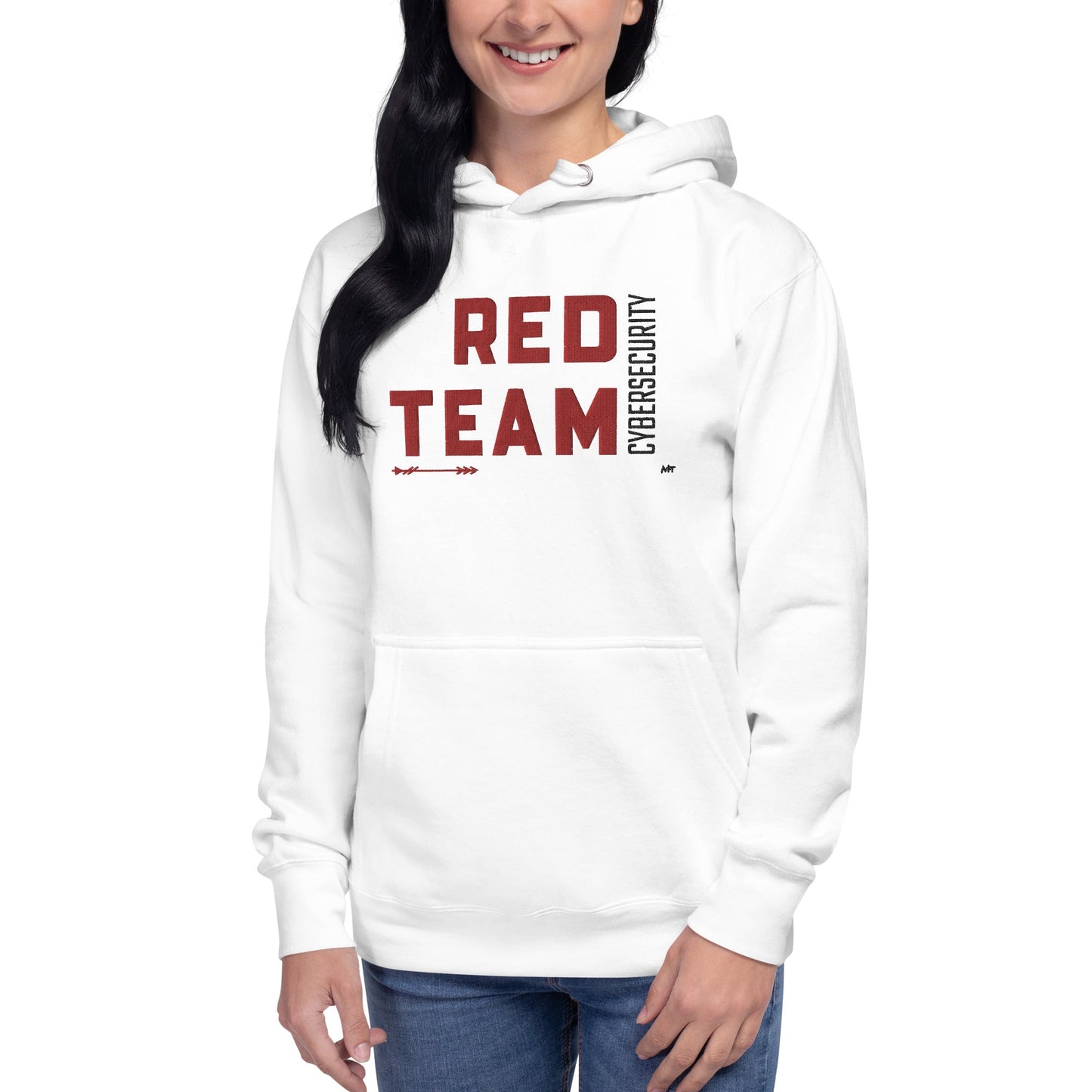 Cyber Security Red Team V7 - Unisex Hoodie Embroidery by DarkByteGear