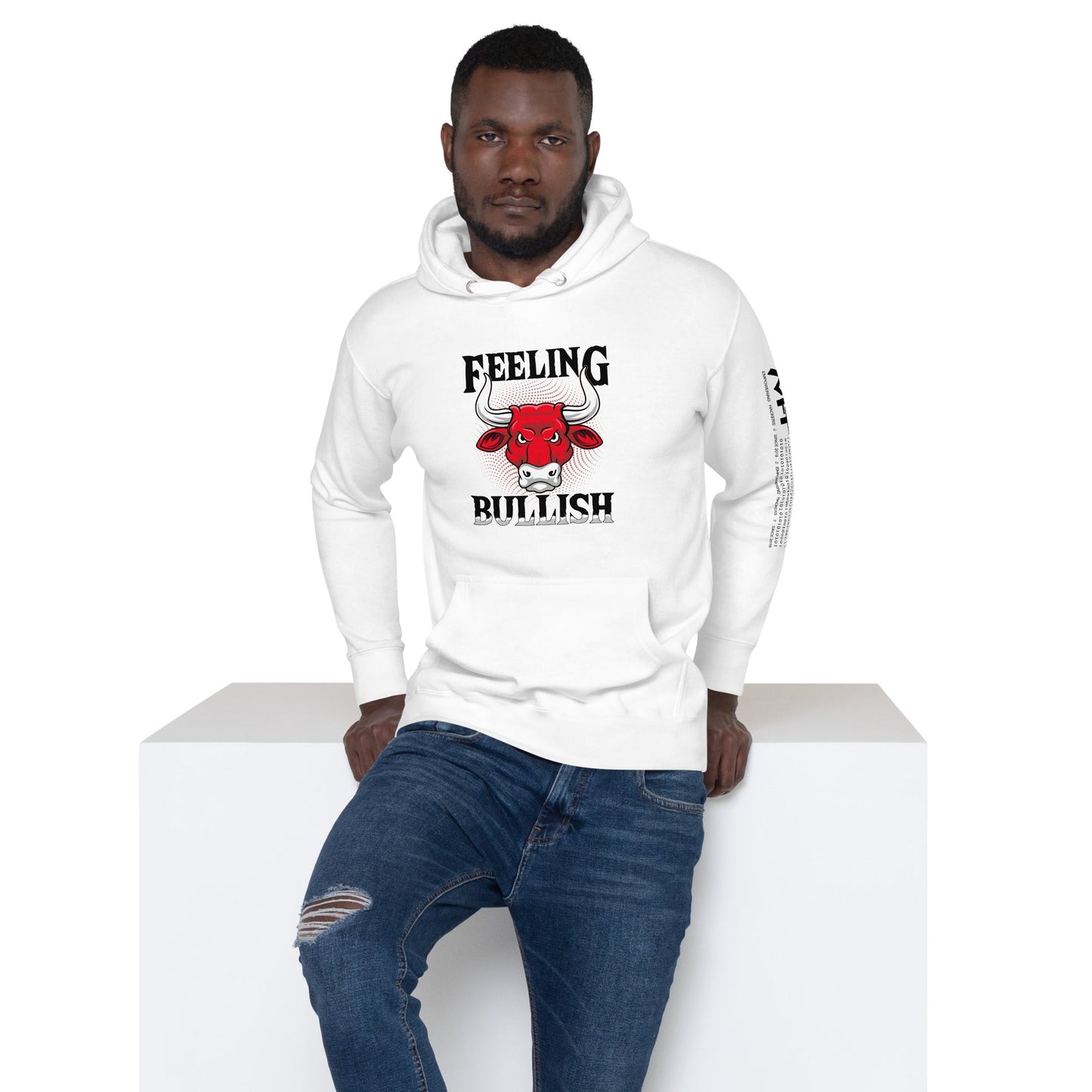 Feeling Bullish in Dark Text - Unisex Hoodie by DarkByteGear