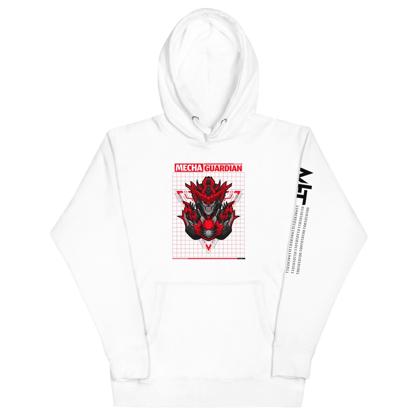 Red Mecha Guardian - Unisex Hoodie by DarkByteGear