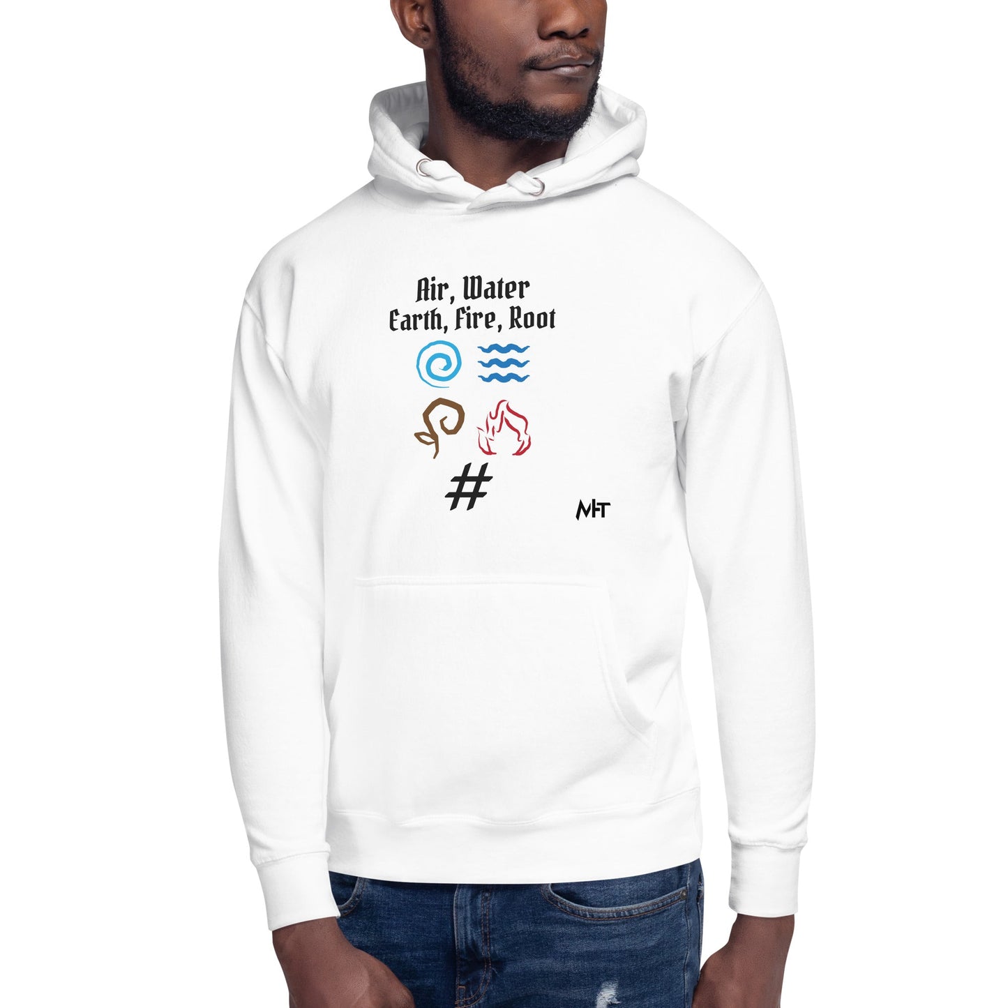 Air, Water, Earth, Fire, Root - Unisex Hoodie by DarkByteGear