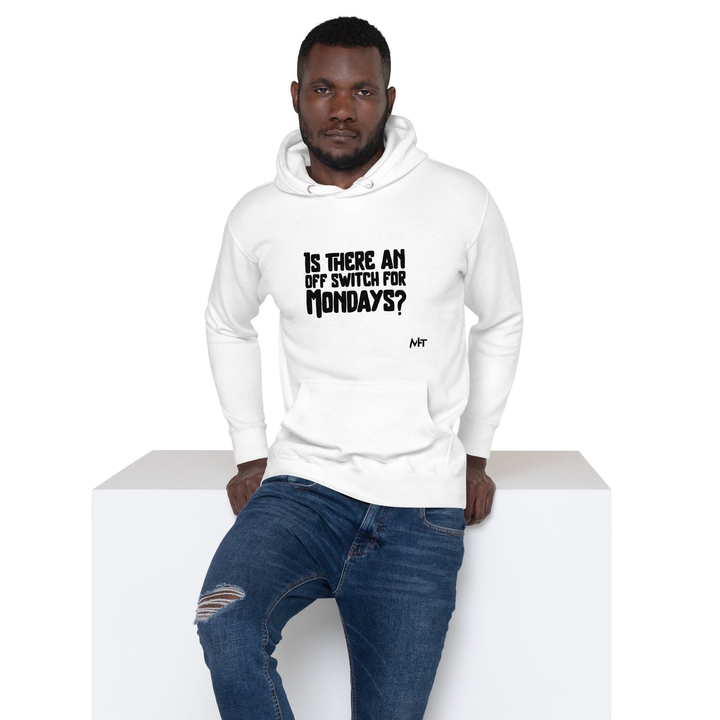Is there an OFF switch for Mondays? - Unisex Hoodie by DarkByteGear