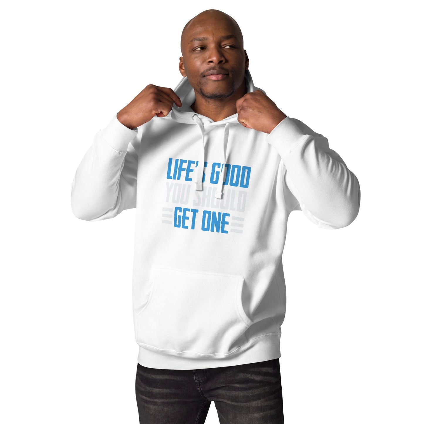 Life is good; you should get one - Unisex Hoodie by DarkByteGear