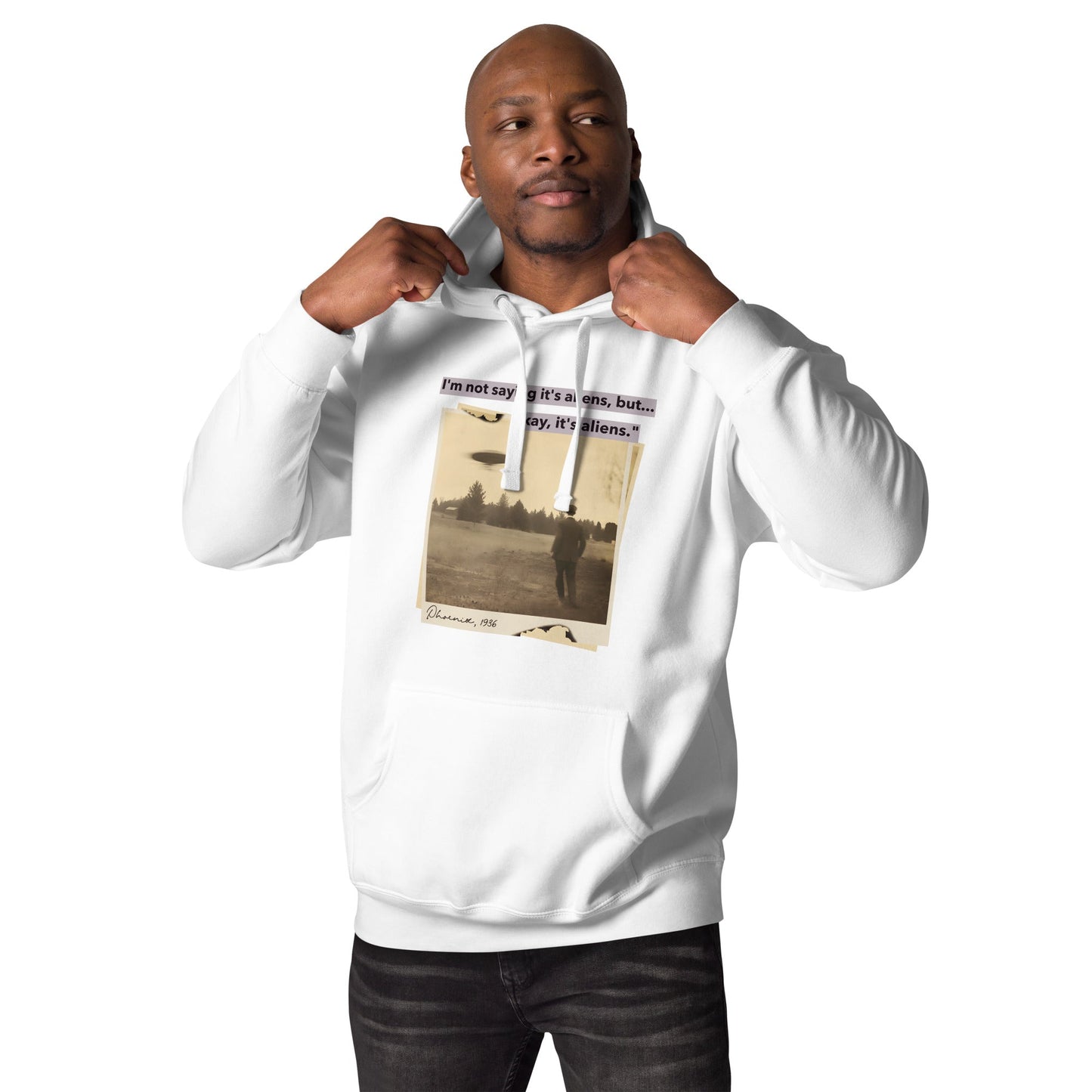 I am not saying it's aliens but, Okay! it's aliens V1 - Unisex Hoodie by DarkByteGear