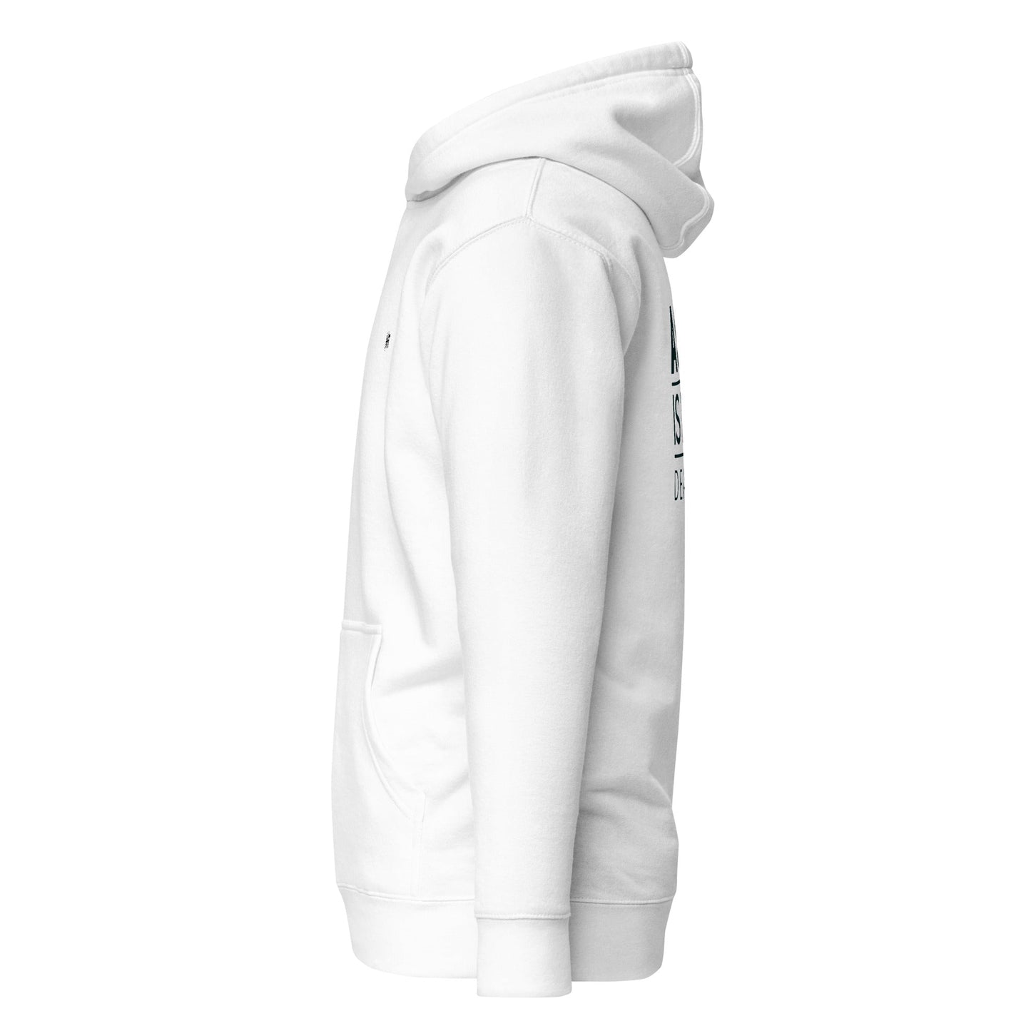 ASAP is not a deadline - Unisex Hoodie (back print) by DarkByteGear