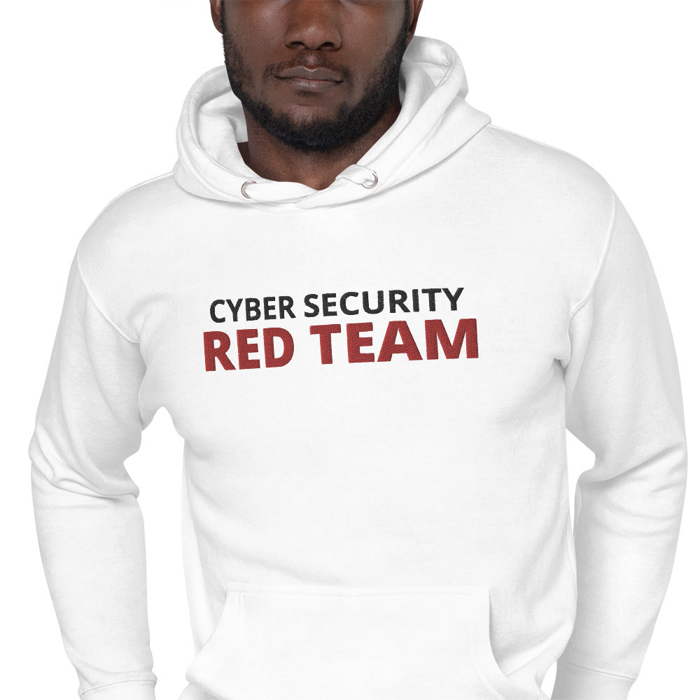 Cyber Security Red team - Unisex Hoodie (large embroidery) by DarkByteGear
