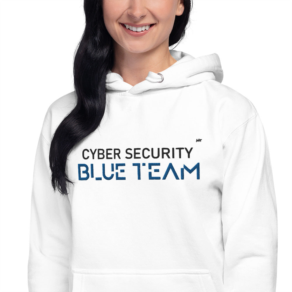 Cybersecurity Blue Team v4 - Unisex Hoodie (embroidered) by DarkByteGear