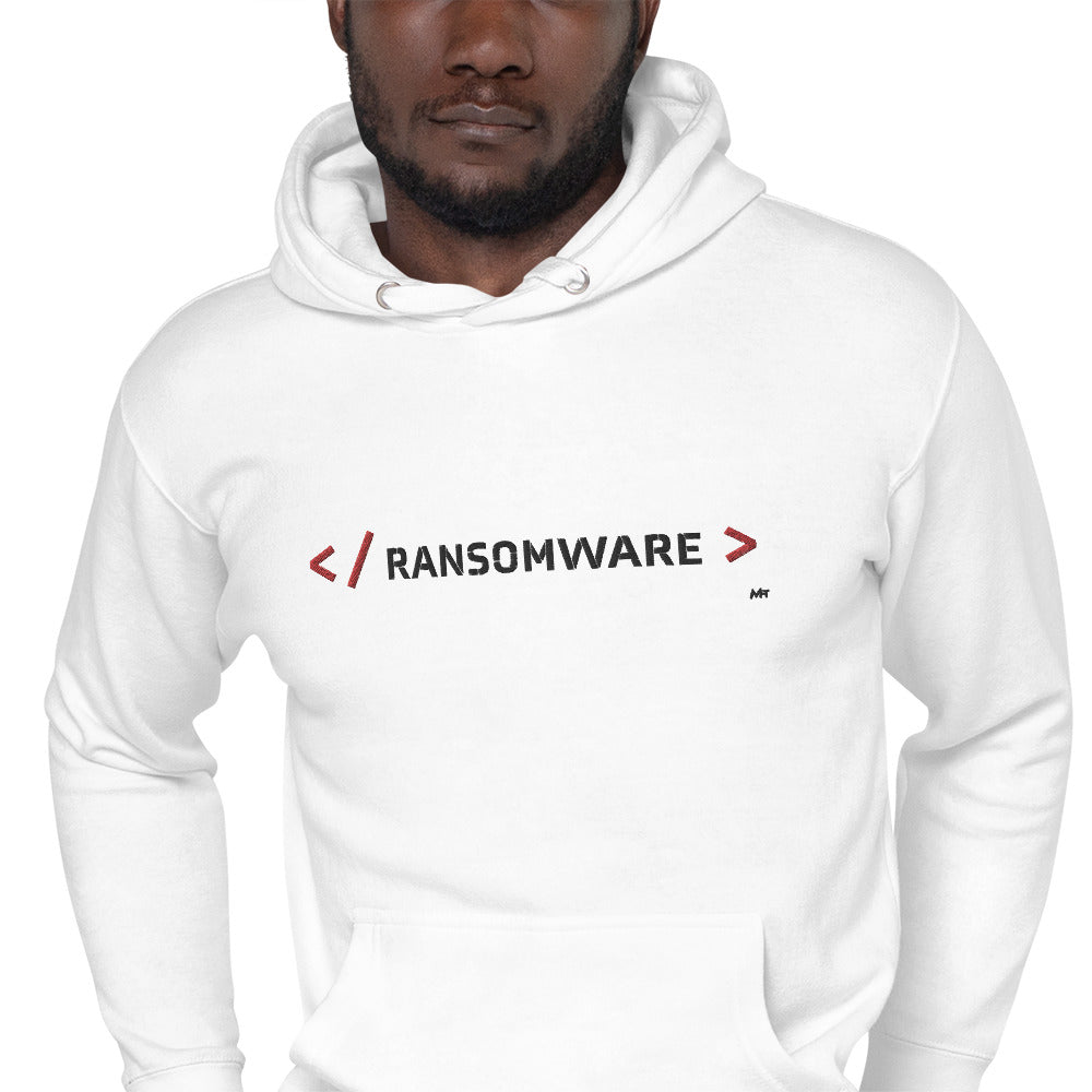 Ransomware - Unisex Hoodie Embroidery by DarkByteGear