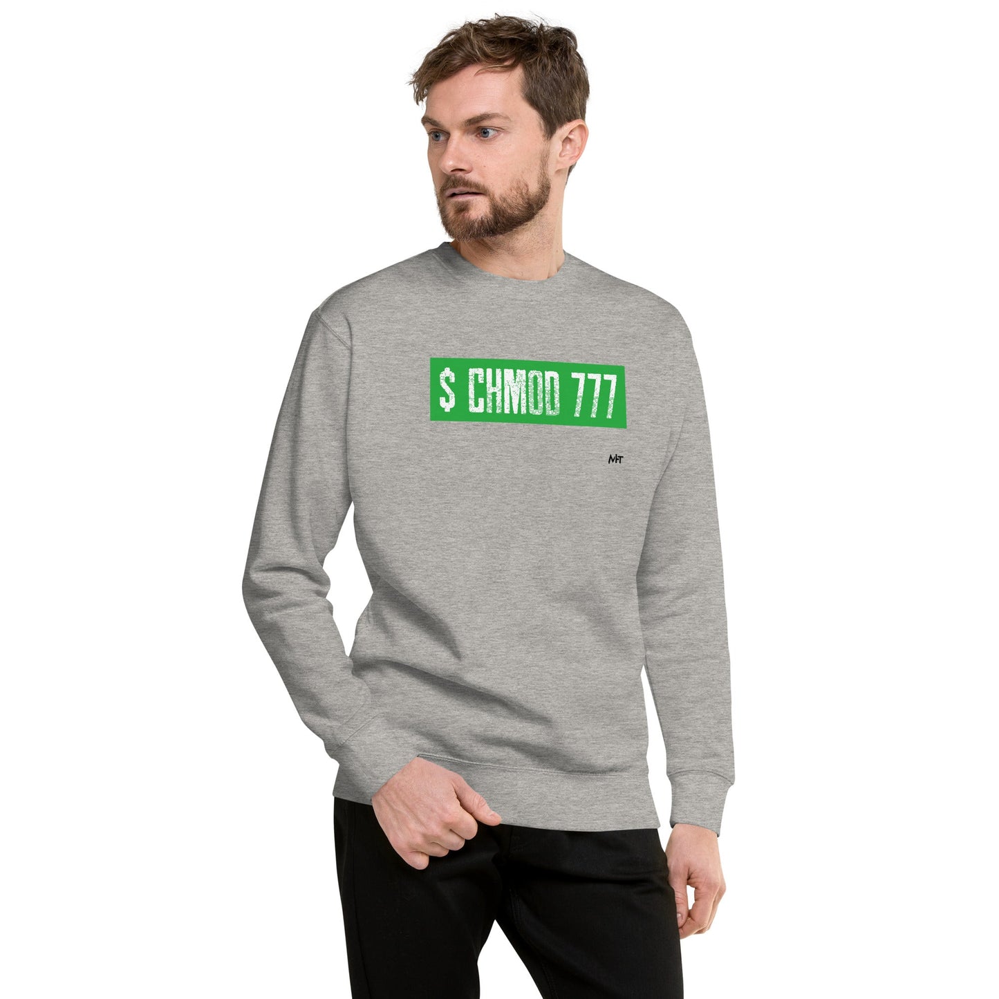 Chmod 777 - Unisex Premium Sweatshirt by DarkByteGear