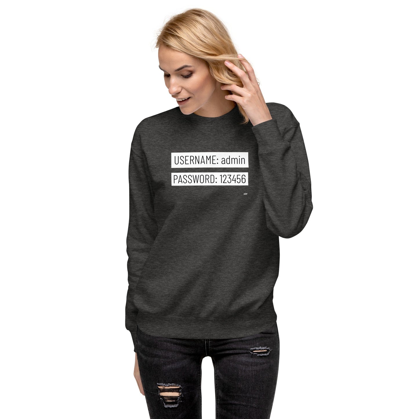 Username - Unisex Premium Sweatshirt by DarkByteGear