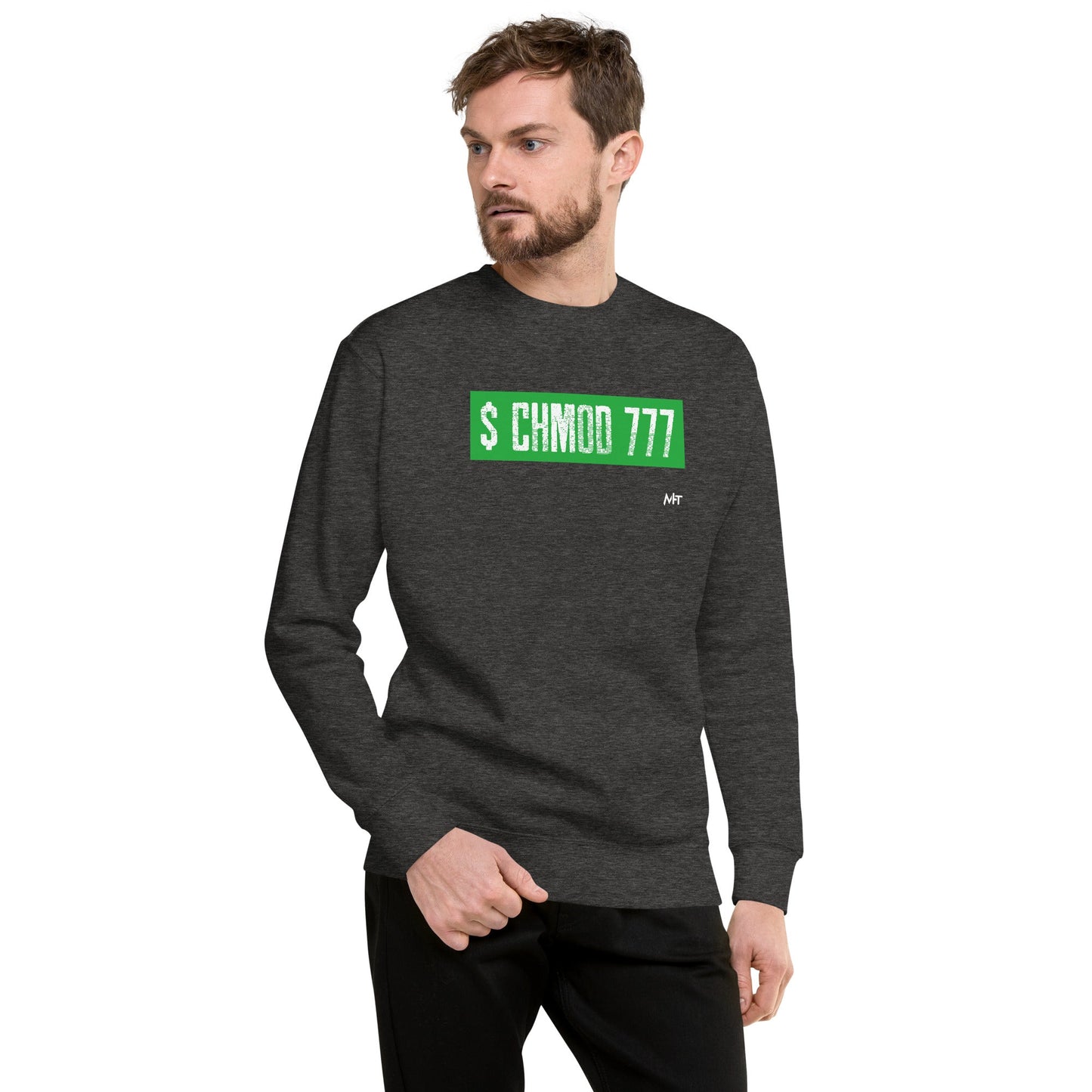 Chmod 777 - Unisex Premium Sweatshirt by DarkByteGear