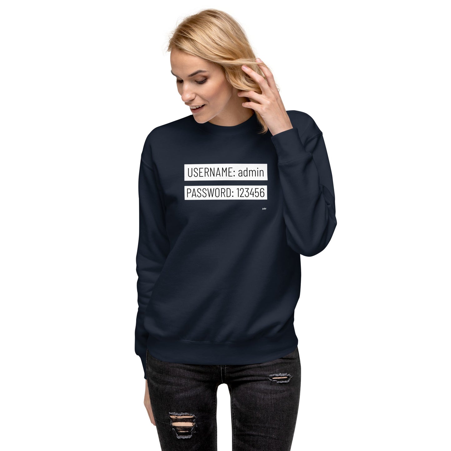 Username - Unisex Premium Sweatshirt by DarkByteGear