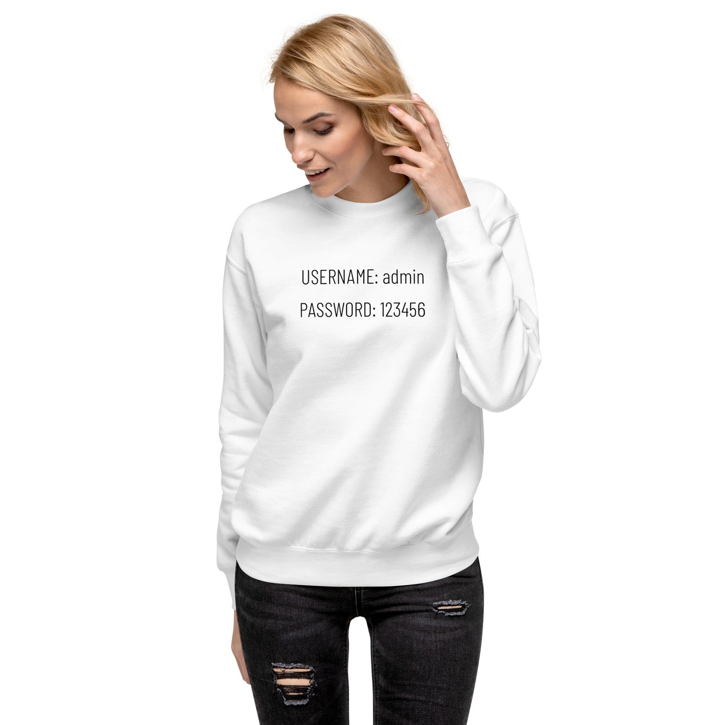 Username - Unisex Premium Sweatshirt by DarkByteGear
